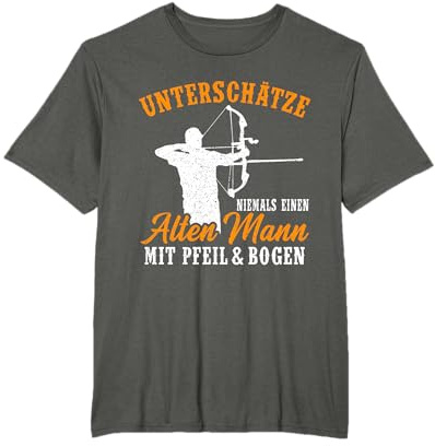 Bogenschießen Bogenschütze Bogensport Pfeil Bogen Geschenk T-Shirt