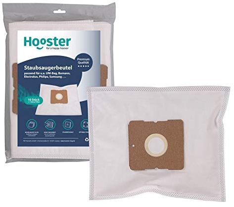 Hooster 10 Stück Staubsaugerbeutel passend für Swirl Y 101 / Y101 / Y-101 / mit Zusatzfiltervlies