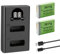 2 X NB-13L Batterie de Rechange et Chargeur Double Compatible avec Canon PowerShot G5X,G5X Mark II,G7X, G7X Mark II, G7 X Mark III,SX720 HS, SX730 HS, SX740 HS, SX620 HS, G1X Mark III,G9X, G9X Mark II