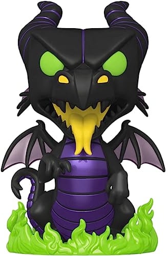 Funko Pop! Jumbo: Villains - Maleficent Dragon - Disney Villains - Vinyl-Sammelfigur - Geschenkidee - Offizielle Handelswaren - Spielzeug Für Kinder und Erwachsene - Movies Fans