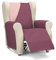 Martina Home Sofaüberwurf gepolstert, Aubergine/Lachs, 1-Sitzer/Entspannung, Diamond