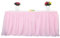 Gonna da tavolo in tulle, lunghezza 275 x altezza 76 cm, per feste, matrimoni, feste di compleanno, decorazione