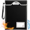 BALAPERI Feuerfeste Tasche mit Schloss (2,871.1 °C), 38,1 x 27,9 cm, feuerfeste Dokumententasche, feuerfeste Geldtasche für A4, A5, Dokumente, Tablet, Wertsachen, Schmuck, Bargeld und Reisepass