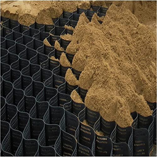 OKUOKA Stabilisateur Gravier 5 cm de Haut, Grille des sentiers avec des Trous perméables, Stabilisateur de Gravier HDPE, Contrôle de Boue de Garage/Jardin/passerelle Dalle Jardin