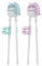 PandaEar 2 Paar Kinder Stäbchen zum Essen, Chinesische Stäbchen Set, Essstäbchen Kinder Lernstäbchen für Anfänger und Kleinkinder, Kids chopsticks, Dinosaurier