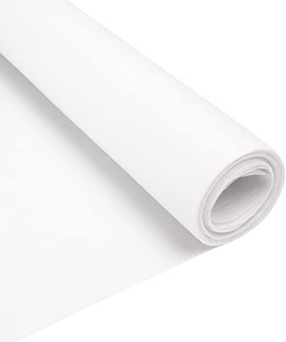 Realm Iron On/Fusible Interfacing Fabric (White, Light Weight 75cm x 1 metre)