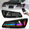Archaic RGB Rückleuchten kompatibel mit 2006-2012 Lexus Sedan IS220D IS250 IS350 ISF, mit Animation RGB DRL,Geräuchert,Kein E-Prüfzeichen
