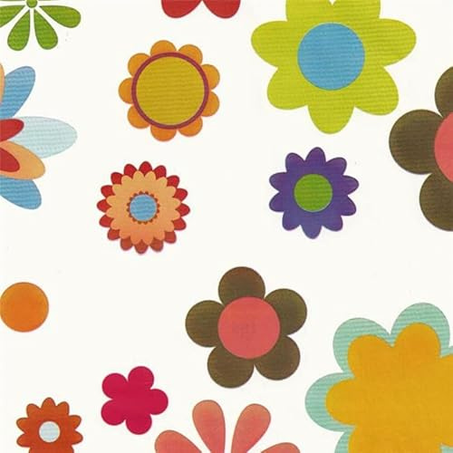1 x Rolle Geschenkpapier Floral Fantasy 70 cm x 100 m – Motive Kinder für Jungen und Mädchen – Geschenkpapier für Geburtstag, Weihnachten und andere Feiern