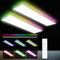 Oraymin 2pcs Plafoniera a pannello LED Dimmerabile 120x30cm con telecomando, Pannello LED soffitto da 40W con RGB Backlight,Funzione di memoria, 3000K-6500K, per soggiorno, rettangolare