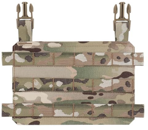 ZENVIO Molle Placard Hoop and Loop Front Flap Hanging Panel for Tactical Chest Rig Huntting Vest Plate Carriers