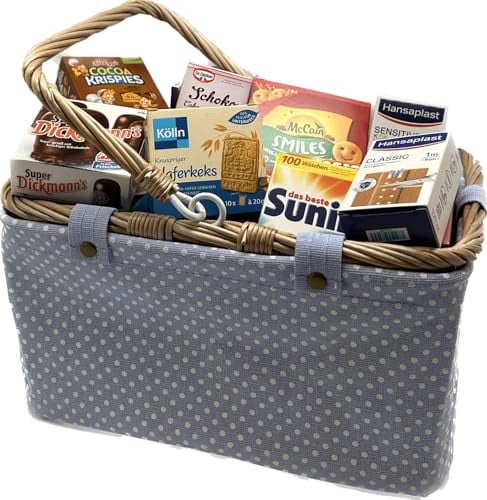 tanner DER KLEINE KAUFMANN TANNER Deco - Vintage Korb, Flieder, mit Weidenhaken, Zubehör für Kaufmannsladen, lebensmittelechtes Design, 4017.3