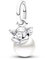 Ruaidhra Sterling Silber S925 Engel Opal Glas Charms & Beads für Damen,Family,Blume Glühwürmchen Moments Charm Anhänger für Armbänder,Sicherheitskette,Geschenk für Frauen Geburtstag