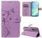 crisant Handyhülle für Samsung Galaxy A16 4G / 5G mit 1 Stücke Schutzfolie, PU Leder Flip Hülle, Standfunktion und Kartenfach Schutzhülle für Samsung Galaxy A16 4G / 5G (Violett)