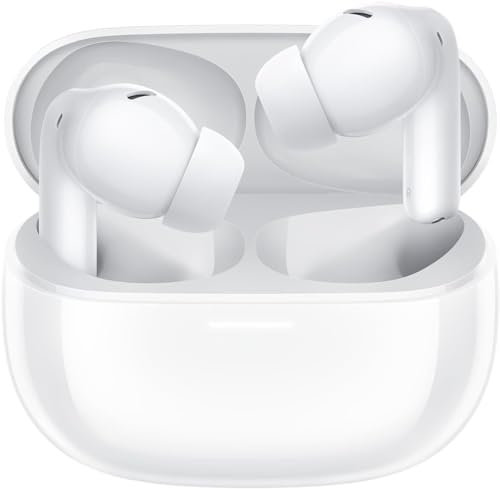 Xiaomi Redmi Buds 5 Pro | Auriculares Inalámbricos Bluetooth con Cancelación de Ruido | Cascos Inalámbricos con 10h de Duración | Headphones con Triple Micrófono | Audífonos Blanco