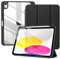 TiMOVO Cover per iPad A16 11 Generazione 11 Pollici 2025, iPad 10 Generazione 2022 10,9 Pollici con Portapenne, Custodia Sottile con trasparente, Funzione di Auto Sveglia/Sonno, Nero