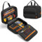 Rexmica Electric Tester Tool Storage Bag Compatible with Fluke Digital Multimeter/Clamp Meter Measures, Carrying Bag with Multiple Pockets for Electrician (Bag Only)