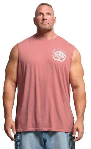 BadRhino Big & Tall Bonzai Graphic Vest Top - Men's - Plus Size Curve