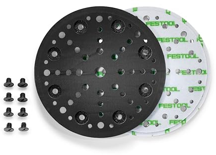Festool Interface-Pad IP-STF-D220/48-LHS 2 225 für Planex LHS 2 225 EQI | Zubehör für Langhalsschleifer, Ideal für Weiche Spachtelmassen, Perfekte Oberflächen, Sanftes Schleifen, Ø 220 mm