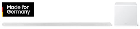 Samsung HW-S811GD Soundbar 3.1 Canale Ultra Slim Soundbar per TV Altoparlante Bluetooth con design ultra sottile, Q-Symphony, Dolby Atmos/DTS:X [2024] [Versione Tedesca] (Ricondizionato)