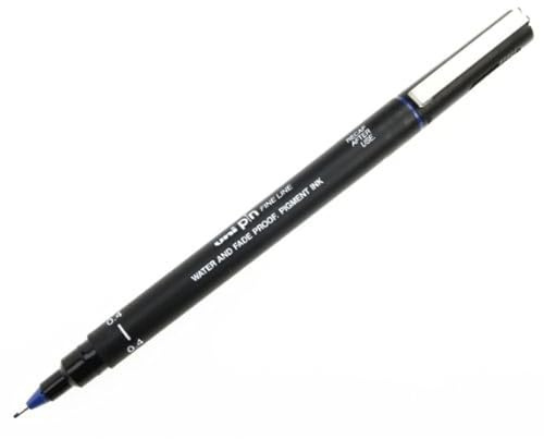 uni Pin Blue Fine Line Marker 0.4mm