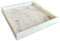 Adorist Bandeja de mármol - Bandeja de mármol Blanco - Bandeja de mármol - Bandeja Decorativa - Bandeja de Servicio - Cuadrado - Aspecto de mármol - Blanco - 30x30x4cm