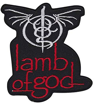 Lamb Of God Heavy Metal Band Aufnäher Besticktes Patch zum Aufbügeln Applique