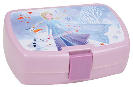 FUN HOUSE 005774 Disney Eiskönigin Brotdose, Kunststoff, Rosa, PM