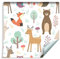 Wallepic Tapete 10m Vlies Tapete Waldtiere Natur Fuchs Vliestapete 1000x53cm Wand Tapete Wohnzimmer Kinderzimmer Moderne Wanddeko Wand Dekoration