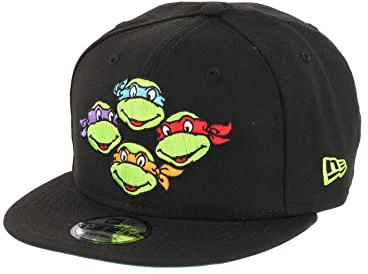 New Era Teenage Mutant Ninja Turtles TMNT Black 9Fifty Snapback Cap - One-Size