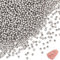 UNICRAFTALE Über 2000pcs Edelstahl Abstandsperlen 1mm Loch Metall Runde Spacer Perlen 3mm Durchmesser Kugelperlen Spacer Connector Erkenntnisse Für DIY Armband Halskette Schmuck Handwerk Machen