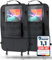 LIONSTRONG® Auto Organizer Kinder Rücksitz schwarz [WASSERDICHT] - Rückenlehnenschutz Auto Kinder universell kompatibel - Autositz Organizer - Sitzschutz Rückenlehne - Tablet-Fach