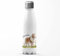 Mikalino Kinder Edelstahl Trinkflasche Pferd - Pony personalisiert mit Wunschname Einschulung Geschenk Schulanfänger Thermosflasche Mädchen Junge, Farbe:weissweiss, Grösse:500ml
