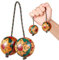 Hand-painted Sand Ball Percussion Instrument Unique Rhythm Shaking Ball for Music Enthusiasts Design for Parties Various Occasions