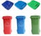 CAXUSD Large Blue Trash Can Lid for Waste Bin Plastic Dustbin Lid Replacement for Outdoor Garden Use Essential Rubbish Compactor Accessory