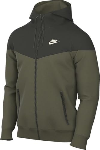 Nike Sportswear Windrunner DA0001-222 Veste à capuche pour homme Olive/Sequoia/Sail Taille 3XL