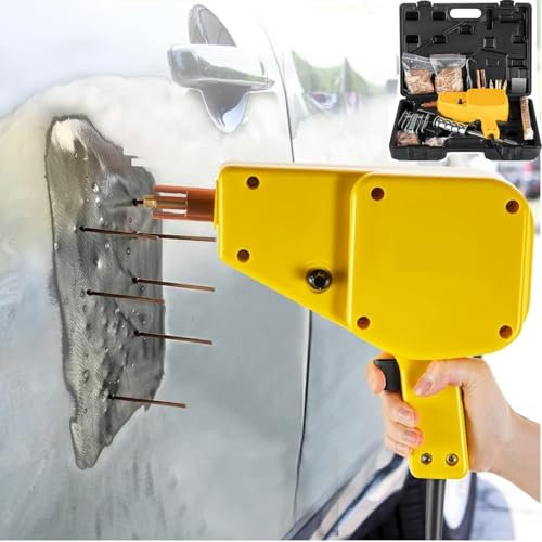 Dent Removal Kit Puller,Spot Welder Dent Puller Kit Car Body Repair Tools, Portable Handheld Car Dent Puller Stud Welder Kit,for DIY Bodywork Repair