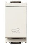 Vimar Serie Idea – Pulsante 1 Polo Contatto Aperto 10 A Simbolo Chiave Bianco
