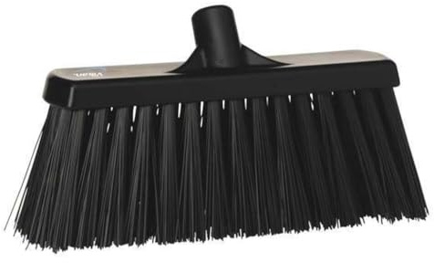 Vikan 29159 Heavy Duty Block Sweep Floor Broom Head, PET Bristle Polypropylene, 20-1/2, Black
