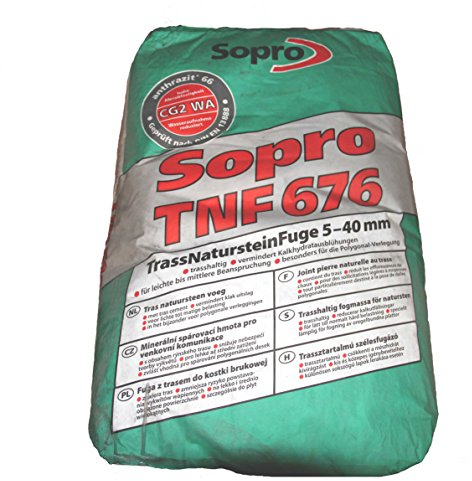 TrassNatursteinFuge TNF anthrazit 66 Sack 25 Kg