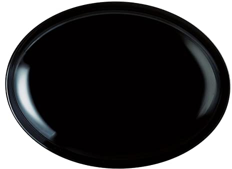 Luminarc Friends' Time - Plato para carne, 30 x 26 cm, color negro