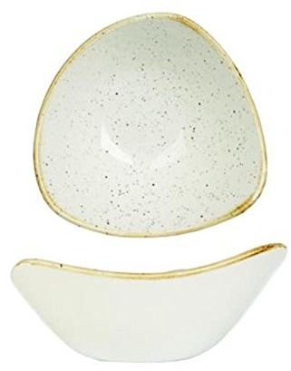 Churchill Stonecast Triangle Bowl 260ml 9oz - Barley White | Pack of 12
