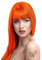 Renbow Crazy Color-Haarfärbemittel, Creme, verrückte Farbe, semi-permanent, 2 x Orange, 100 ml
