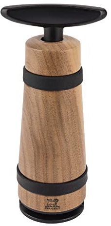 Peugeot Barrel Tire-bouchon bois à vis sans fin, Couleur : bois et noir, Matières : bois de noyer PEFC et zamac, Taille : 18 cm, 200565