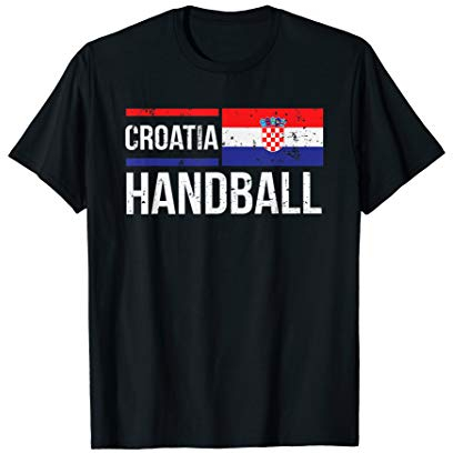 Kroatien Handball Flagge Fan Team Spieler Trikot Geschenk T-Shirt