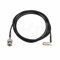 HangTon Thin Flex 3G HD-SDI Video Coaxial Cable 75 ohm Right Angle DIN 1.0/2.3 to Male BNC for Blackmagic Camera Video Assist Monitor 2m