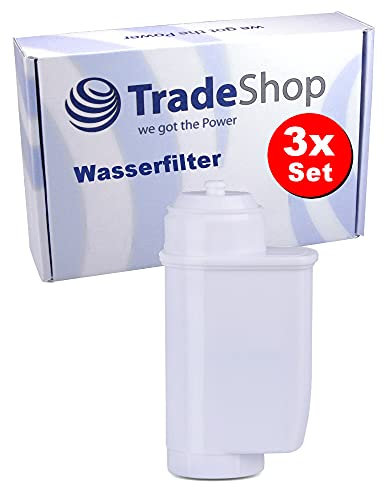3x Trade-Shop Wasserfilter/Filterpatrone/Filterkartusche für viele Bosch Kaffeemaschinen wie TCC78K750 TCC78K750A kompatibel mit Brita Intenza TZ70003
