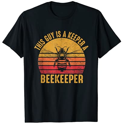 Herren Dieser Kerl ist ein Wächter eines Imkers, Bienenzucht, Honig T-Shirt