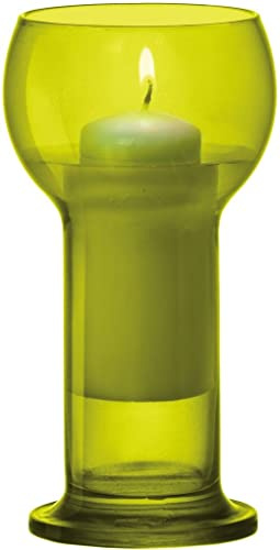 BORMIOLI ROCCO Portacero Lucilla In Vetro Verde Con Candela