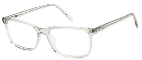 Fossil Brille mit Sehstärke für Unisex optional mit Sonnenbrillentönung oder Blaulichtfilter, Quadratisch, gefertigt aus Acetat (inklusive Brillenetui) | Gefertigt aus Acetat, optional mit Sonnenbrillentönung oder Blaulichtfilter, inklusive Brillenetui