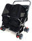 KITCISSL Buggy Double Hundewagen Hundebuggy Klappbar for 2 Hunde, Haustier Hundebuggy Kinderwägen for Mittlere Kleine Hunde Leicht zu Falten und Speichern Spacem Ständer Leicht